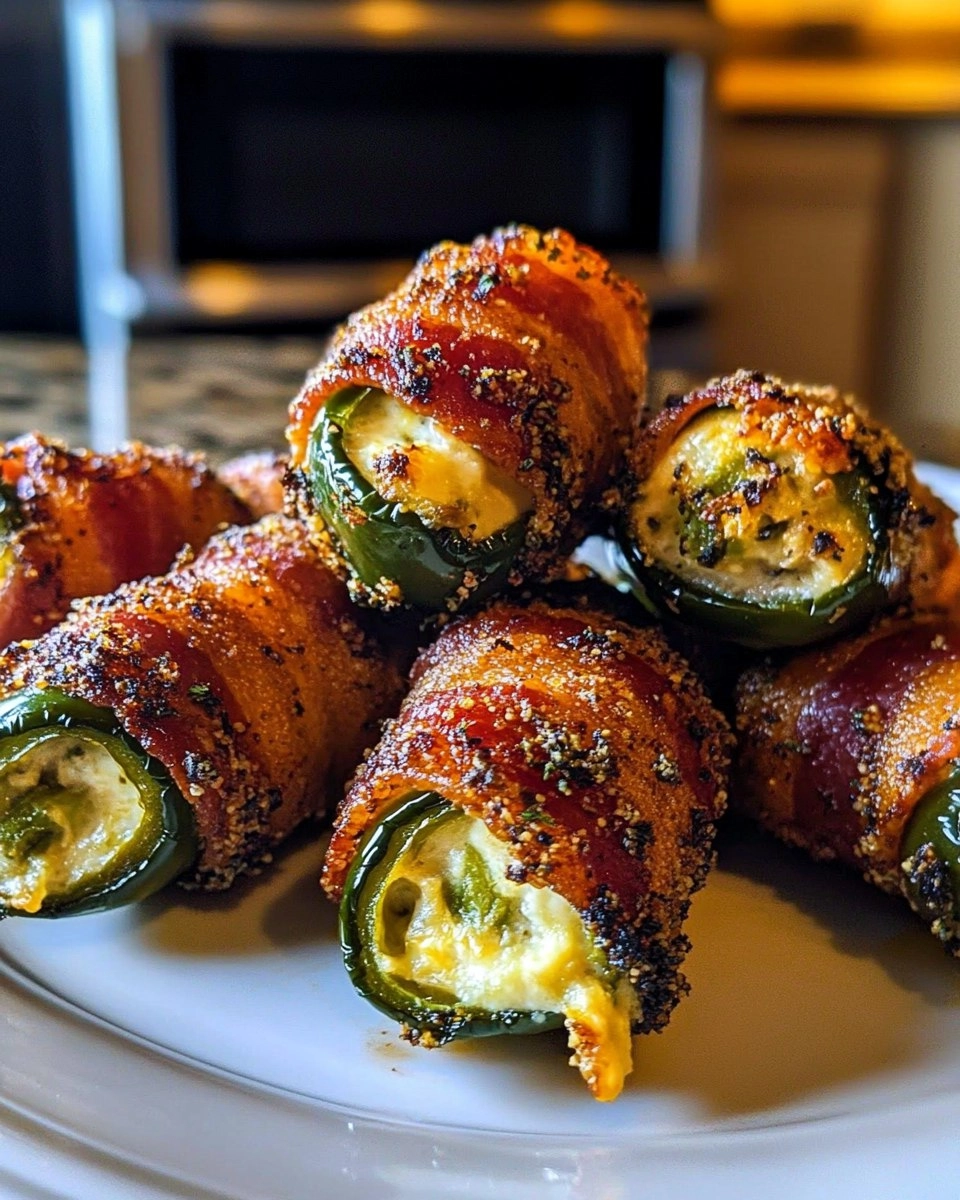 Bacon-Wrapped Jalapeño Poppers