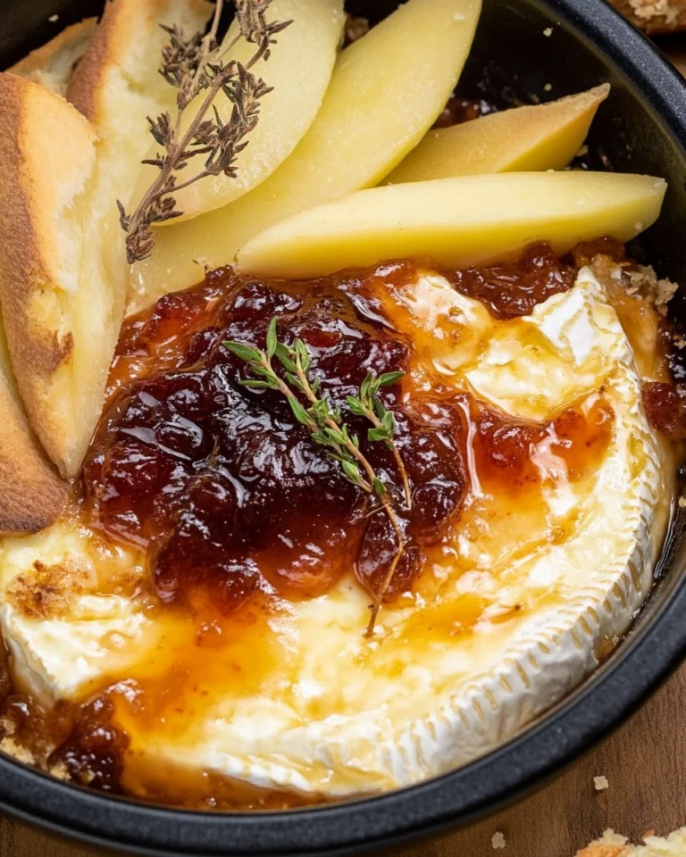 Baked-Brie-and-Preserves-Recipe