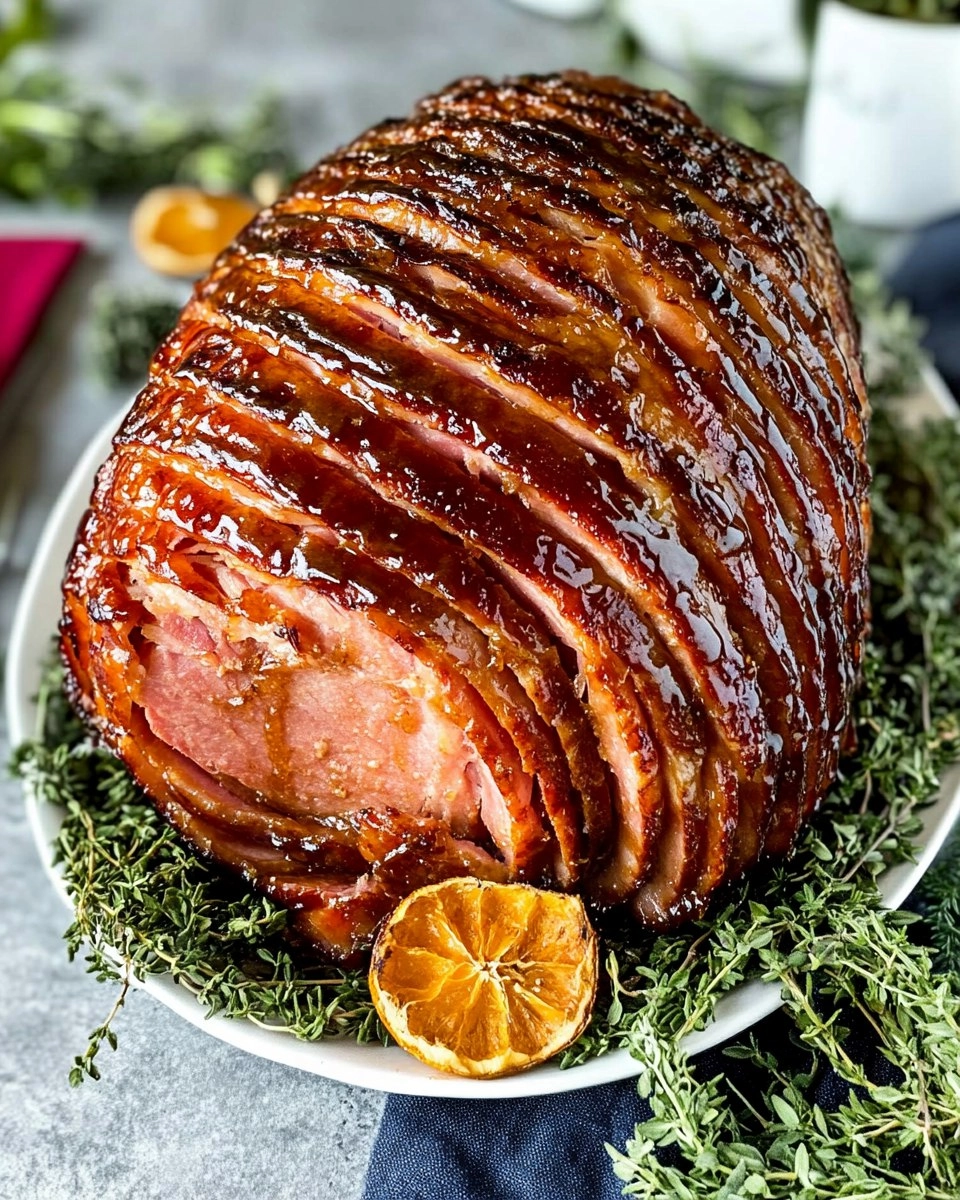 Baked Ham with Brown Sugar Glaze