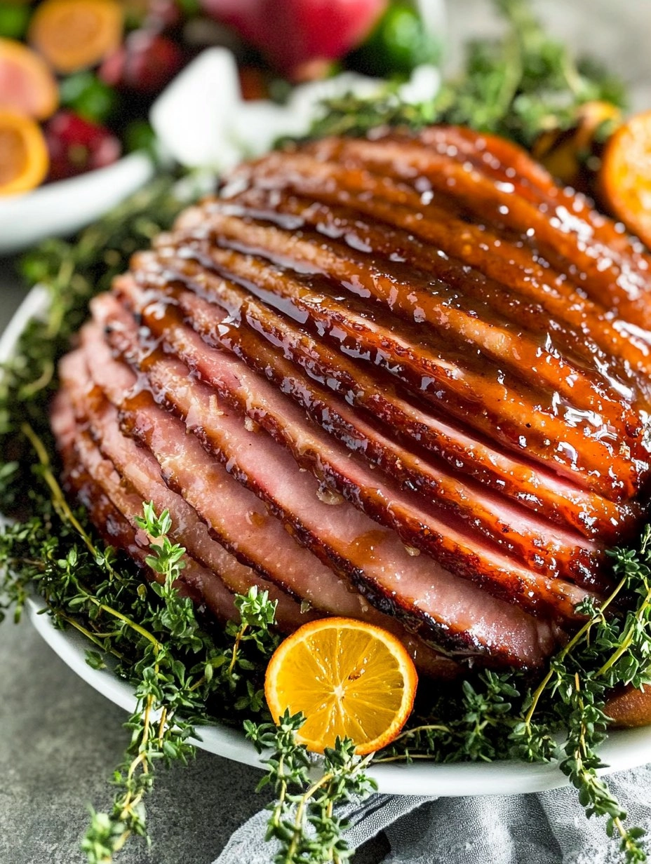 Baked Ham with Brown Sugar Glaze