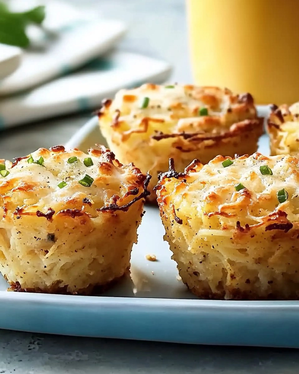 Baked Parmesan Hash Brown Cups