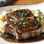 Balsamic-Pork-Chops-with-Cauli-Mash-Recipe