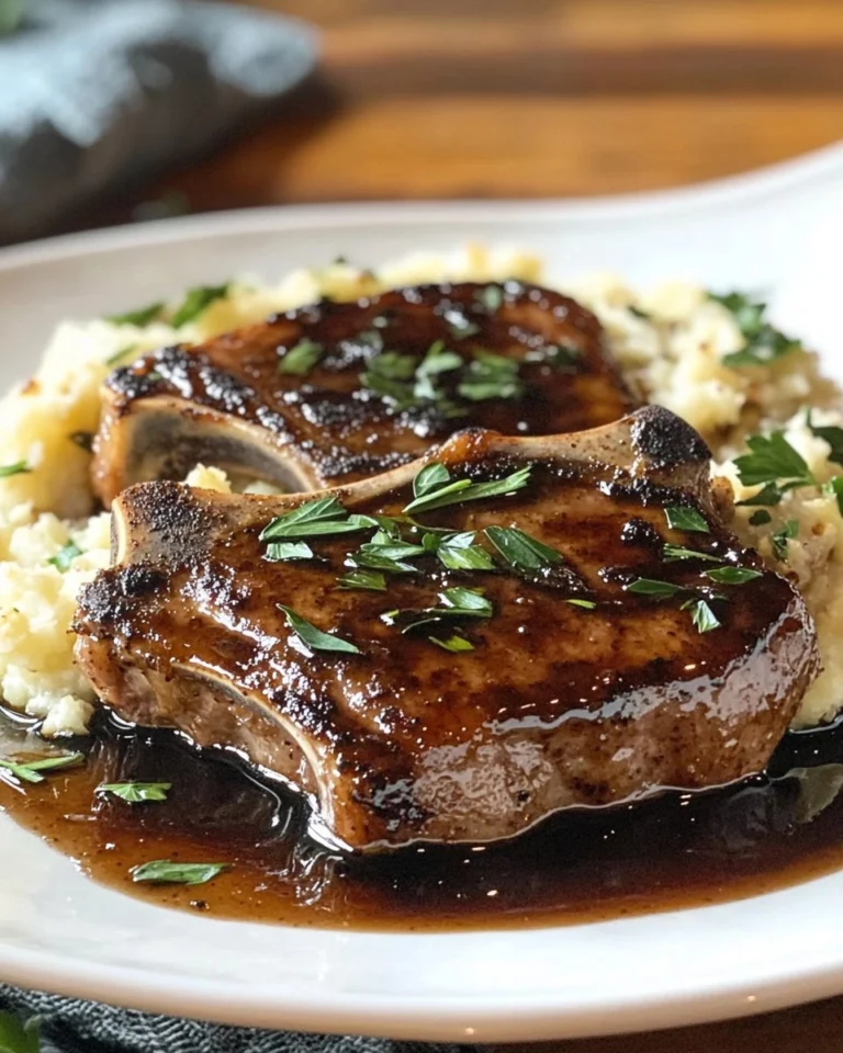 Balsamic-Pork-Chops-with-Cauli-Mash-Recipe