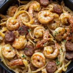 Cajun-Shrimp-and-Sausage-Pasta-Recipe