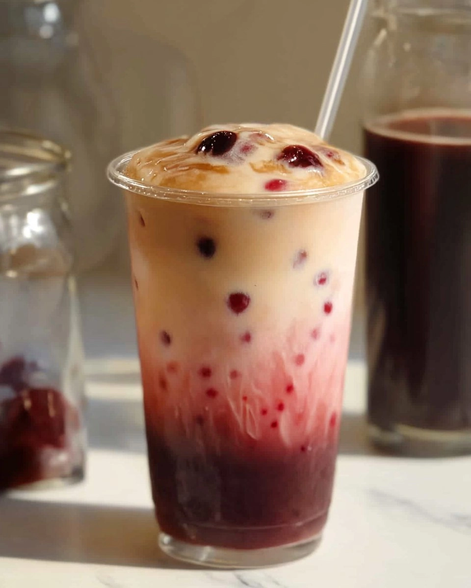 Cherry Vanilla Iced Latte