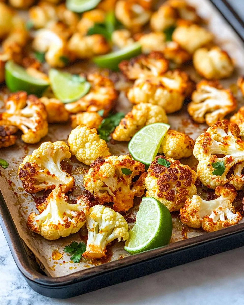Chili Lime Roasted Cauliflower