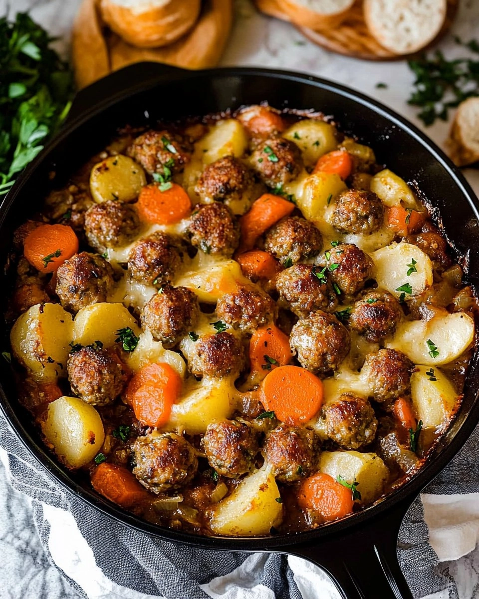 Classic Meatball Casserole 127 Classic Meatball Casserole