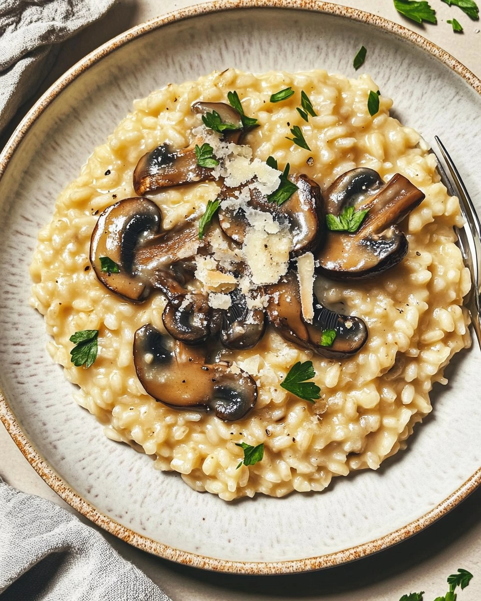 Creamy Mushroom Risotto
