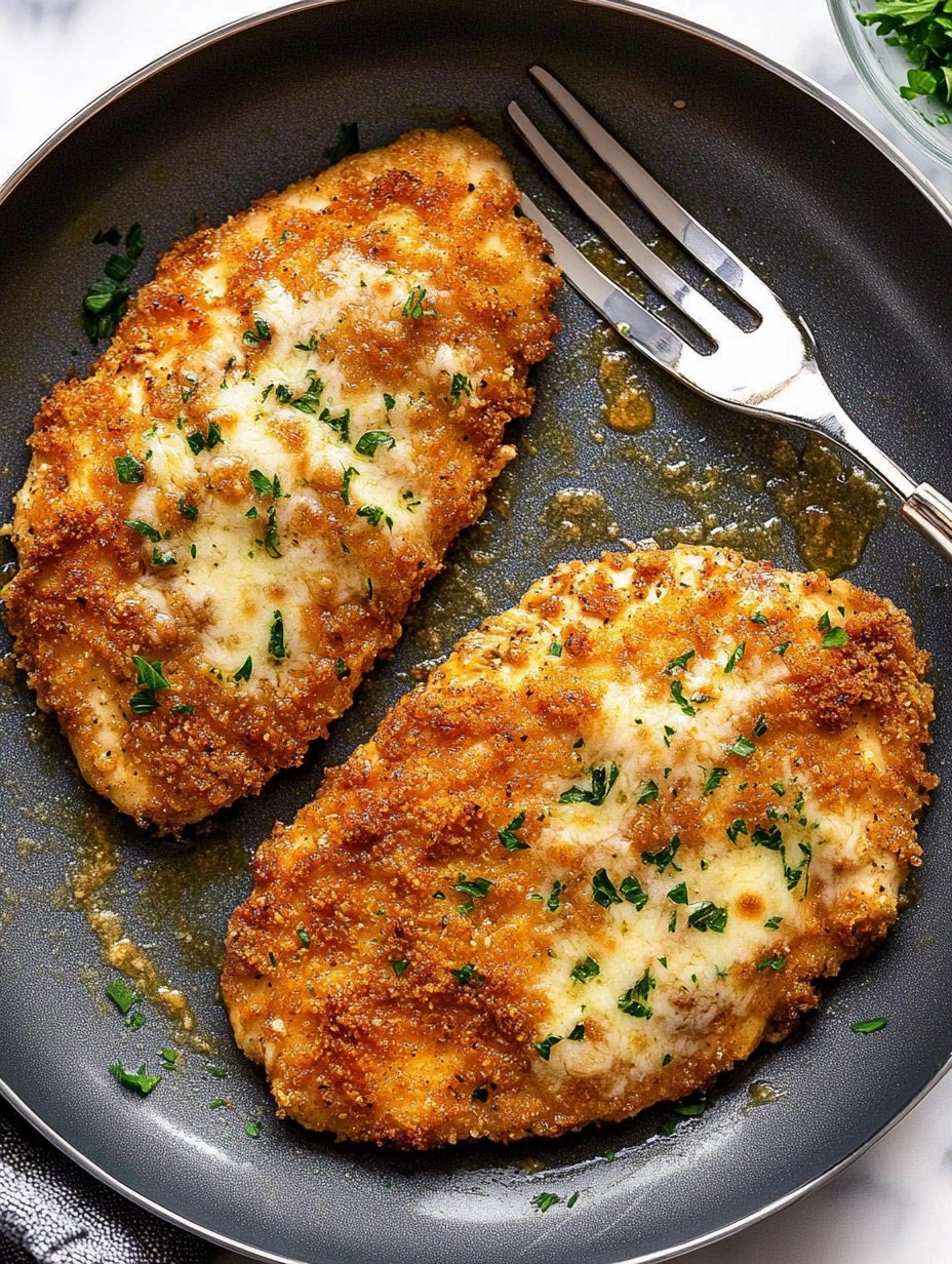 Easy Chicken Parmesan | Crispy Pan-Fried Chicken Breast