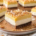 Easy Coconut Cream Cheesecake Bars for Tropical Dessert Lovers 108 Easy-Coconut-Cream-Cheesecake-Bars-for-Tropical-Dessert-Lovers-Recipe