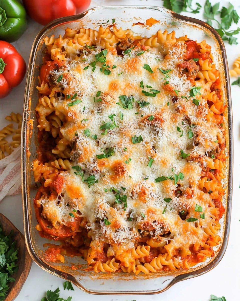 Easy Stuffed Pepper Pasta Bake 145 Easy Stuffed Pepper Pasta Bake