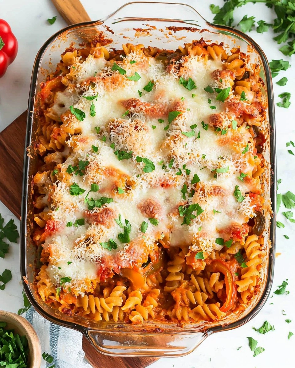 Easy Stuffed Pepper Pasta Bake 147 Easy Stuffed Pepper Pasta Bake