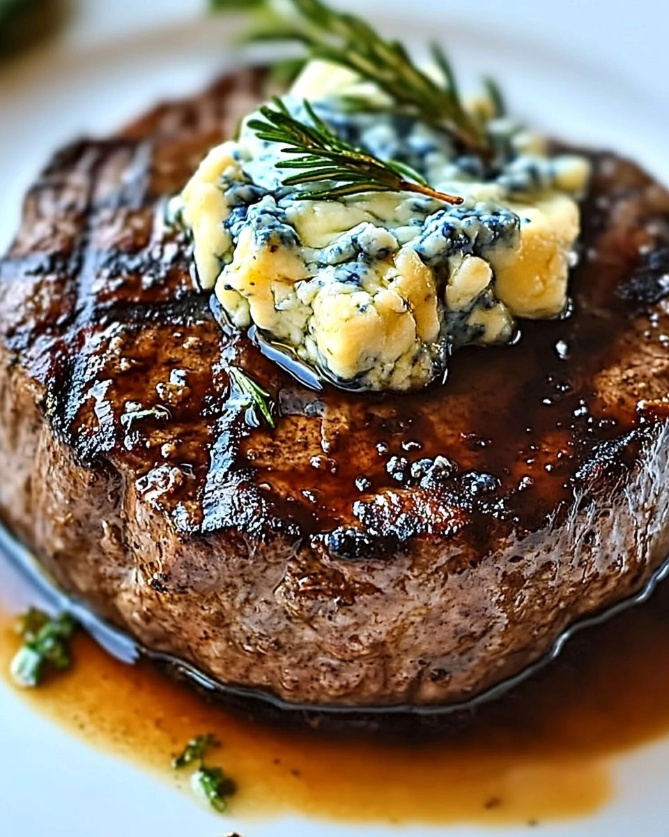 Filet Mignon with Blue Cheese Butter