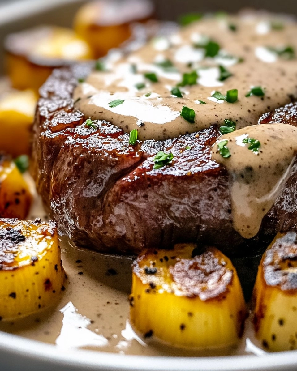 Filet Mignon with Dijon Sauce