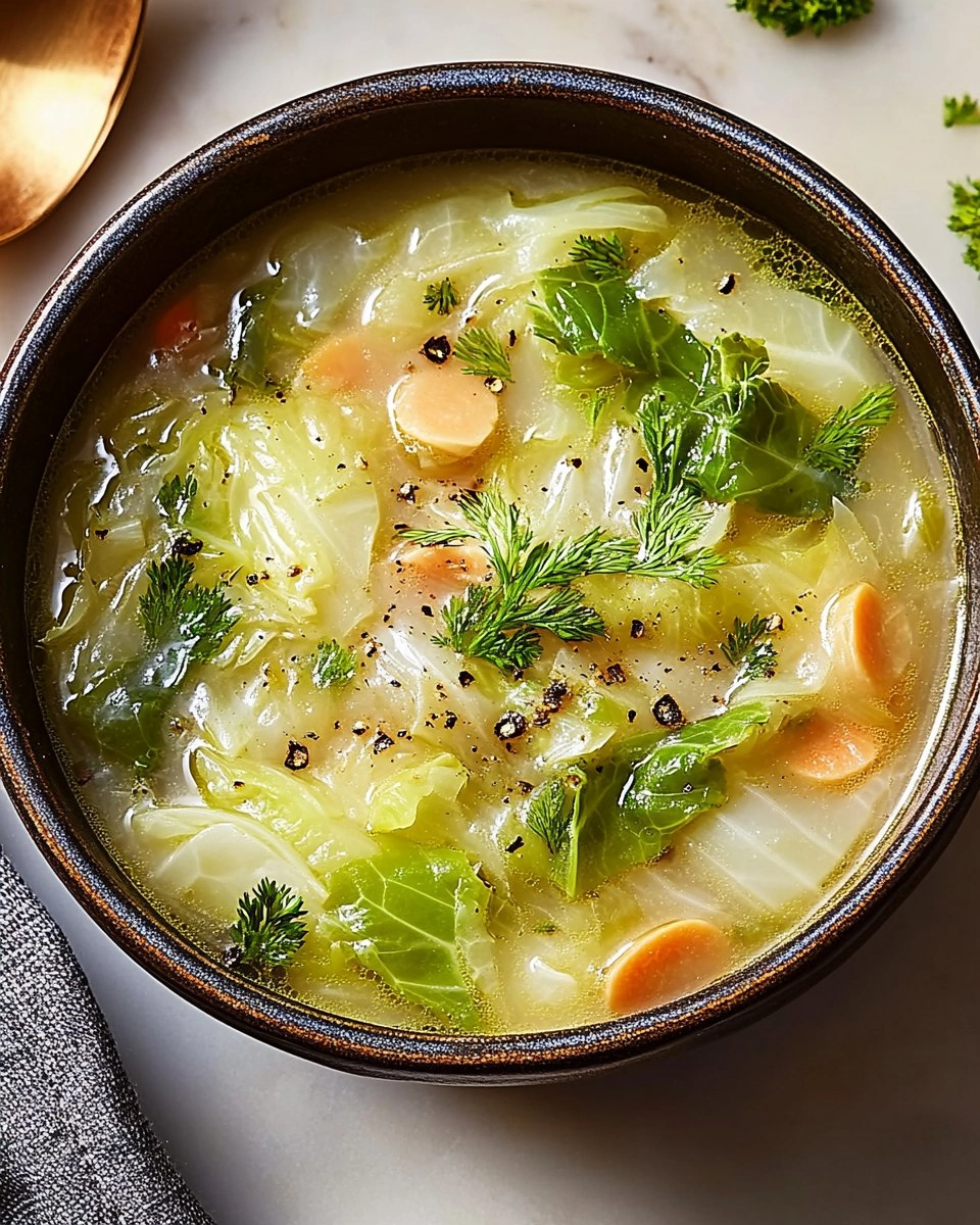 Garlicky Cabbage Soup