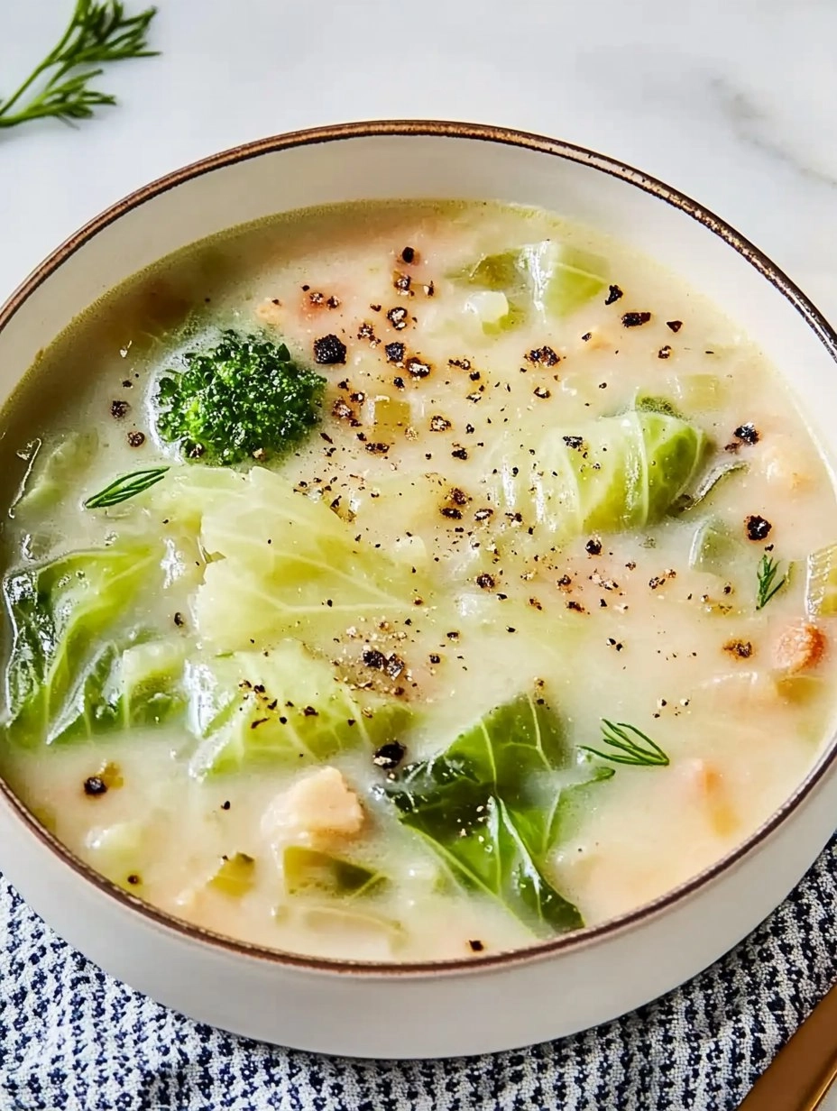 Garlicky Cabbage Soup