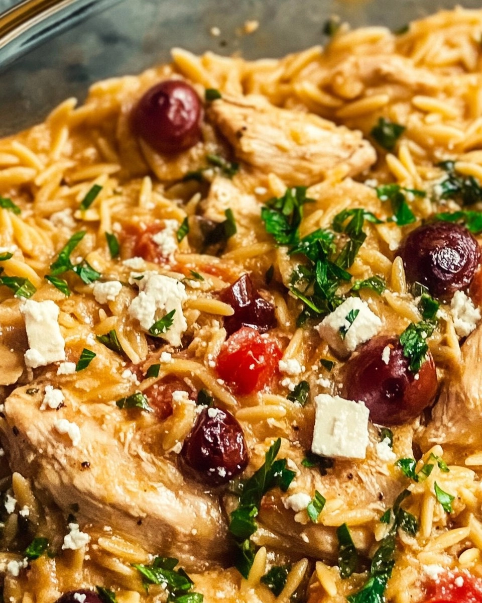 Greek Chicken and Orzo