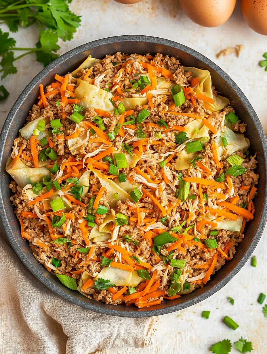 Ground Turkey Egg Roll Bowls