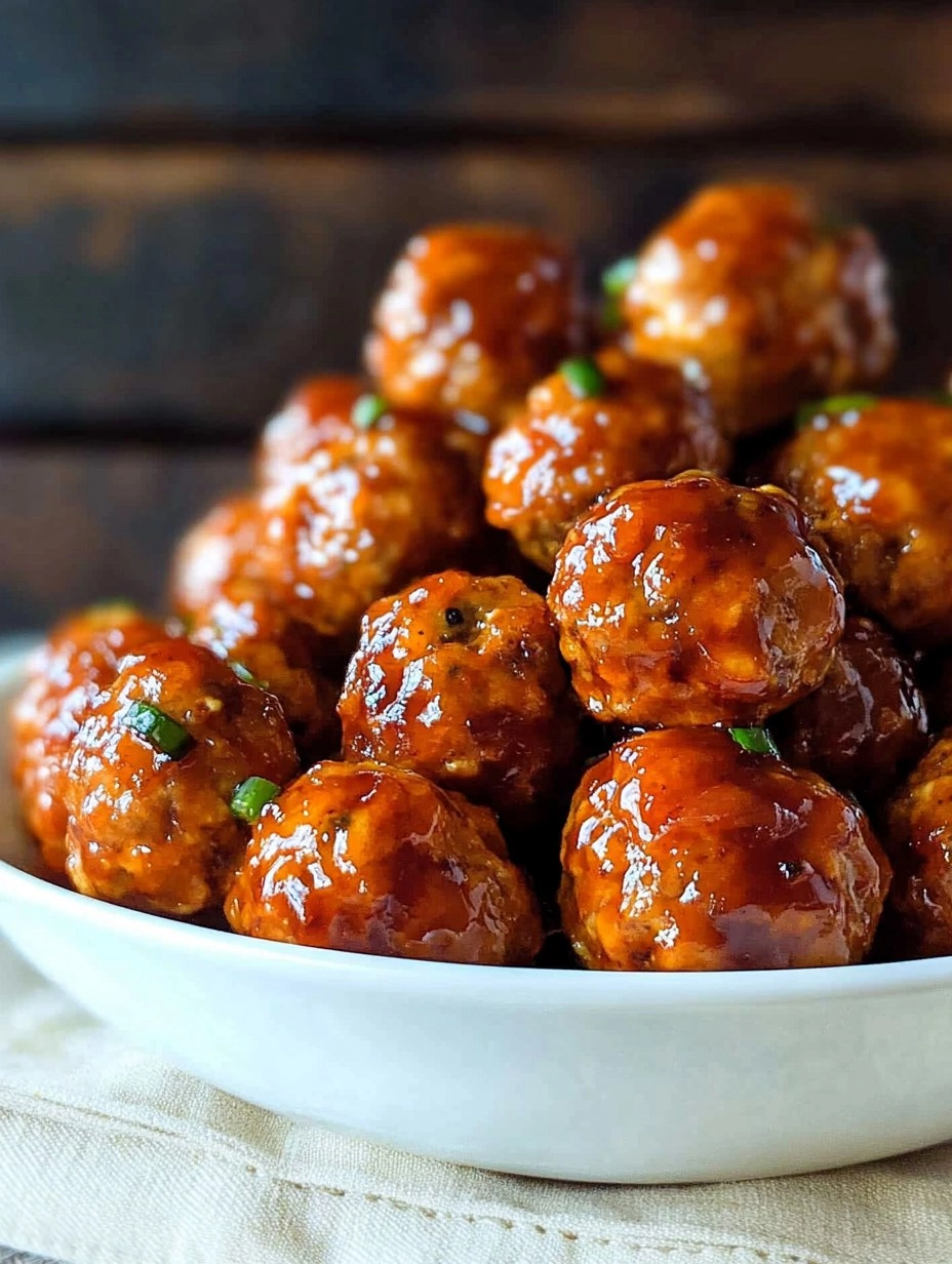 Orange Chicken Meatballs 