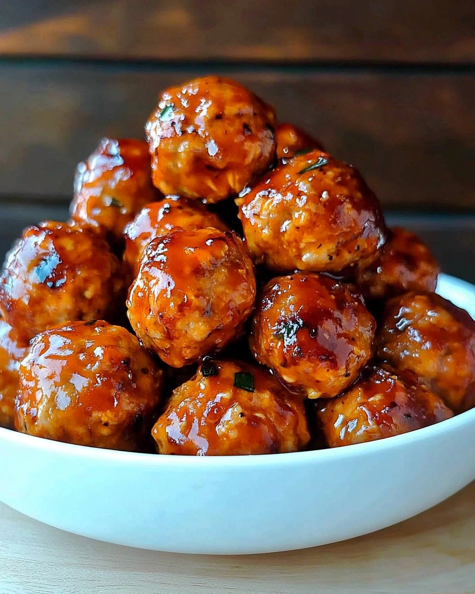 Orange Chicken Meatballs 
