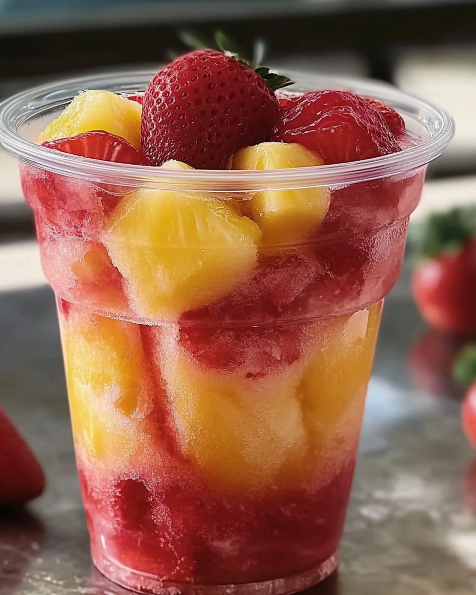 Pineapple Strawberry Swirled Slushies – Your Ultimate Refreshing Summer Drink!