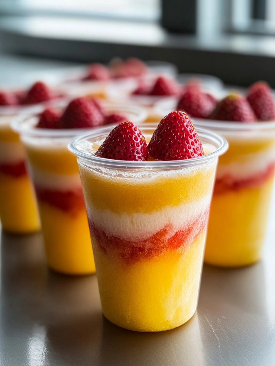 Pineapple Strawberry Swirled Slushies – Your Ultimate Refreshing Summer Drink!