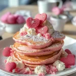 Romantic-Brunch-Ideas-Pink-Pancakes-Recipe
