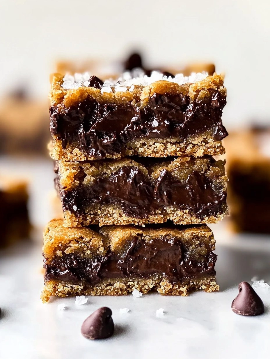 Salted Brown Butter Chocolate Chip Cookie Bars