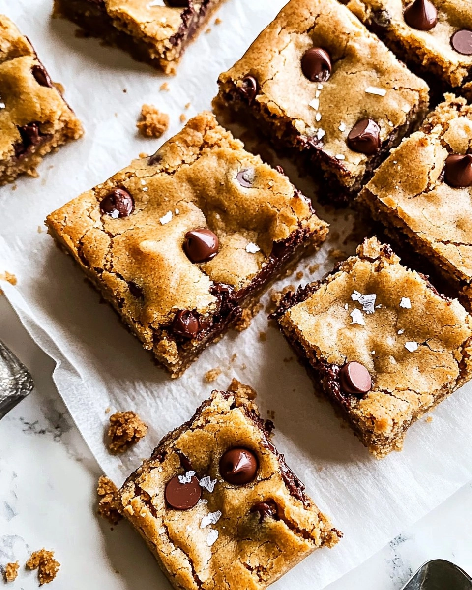 Salted Brown Butter Chocolate Chip Cookie Bars