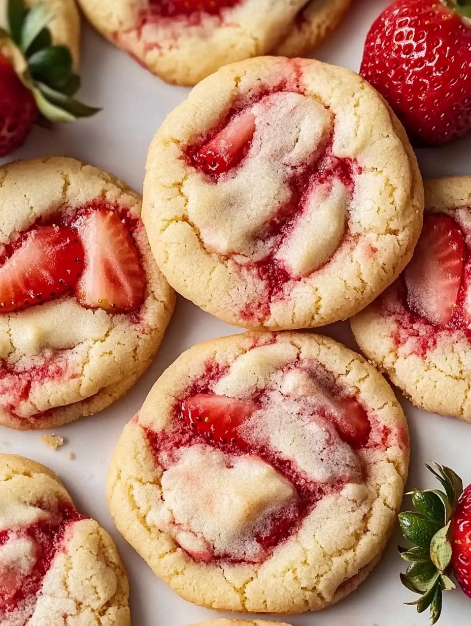 Strawberry Cheesecake Cookies 131 Strawberry Cheesecake Cookies