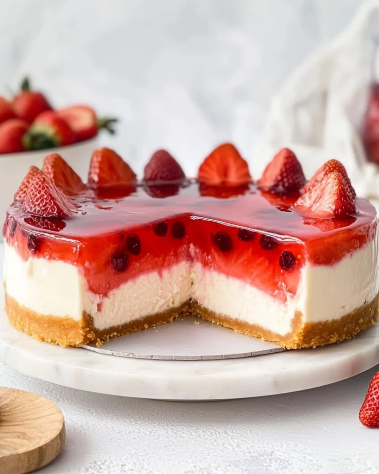 Strawberry-Jelly-Cheesecake-Recipe