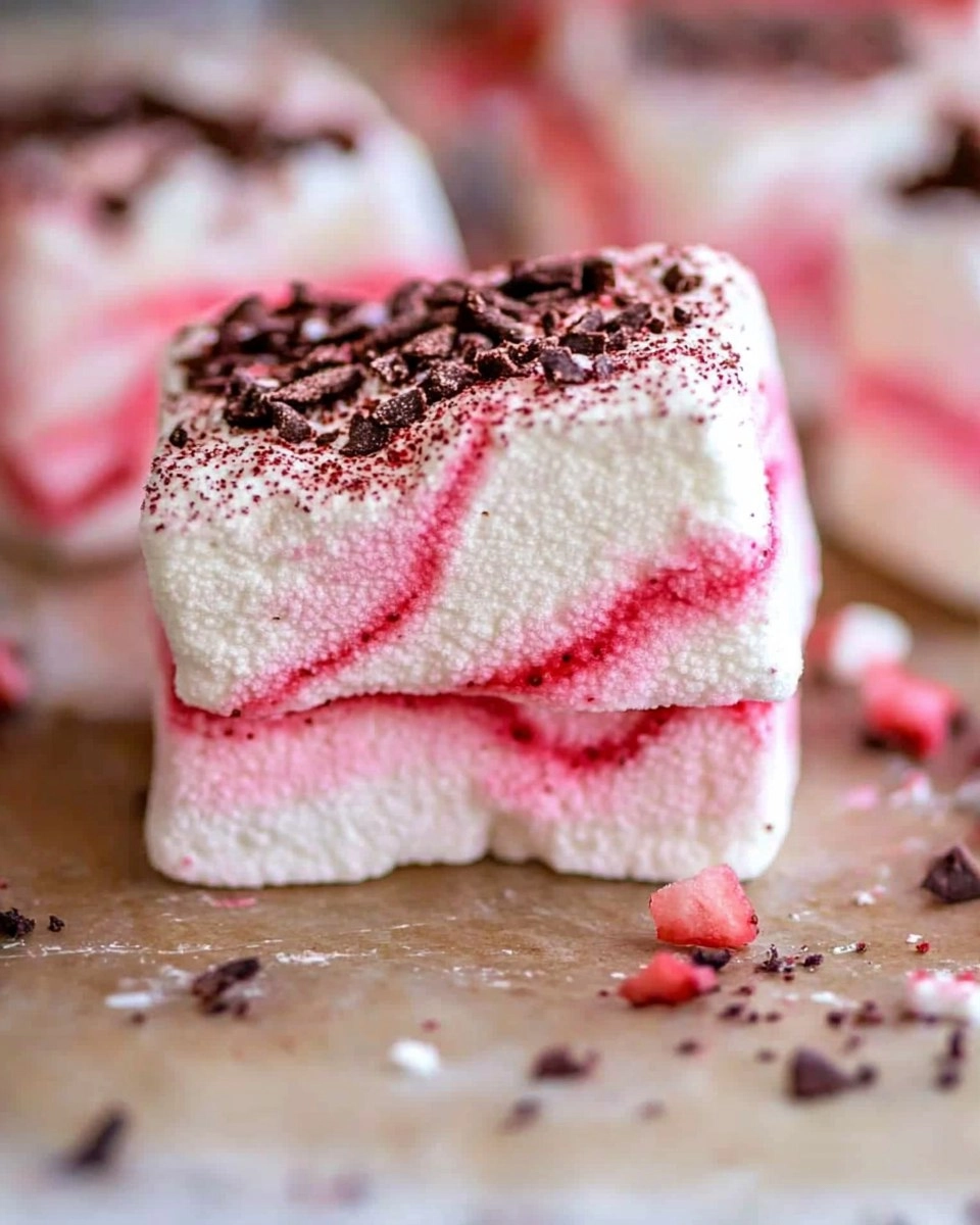 Strawberry Swirl Marshmallows