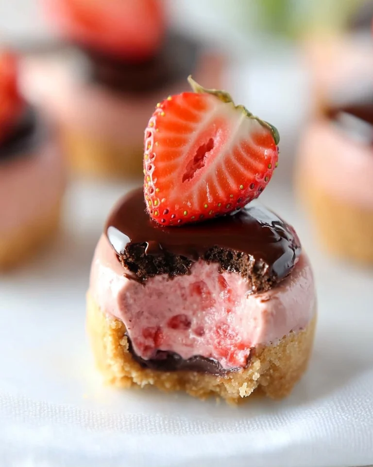 Valentines-Day-Chocolate-Strawberry-Mini-Cheesecakes-Recipe