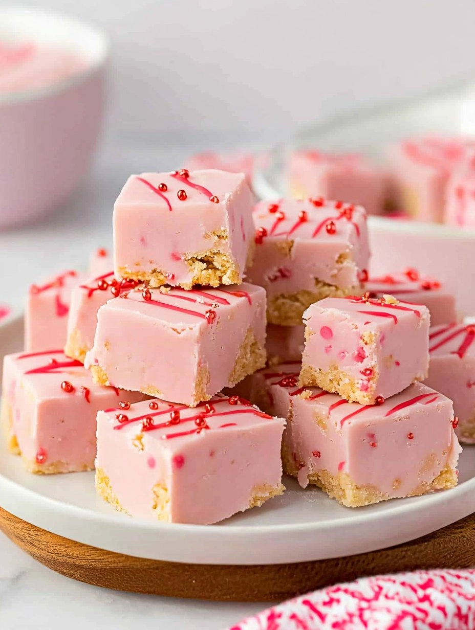 Valentine’s Day Sugar Cookie Fudge