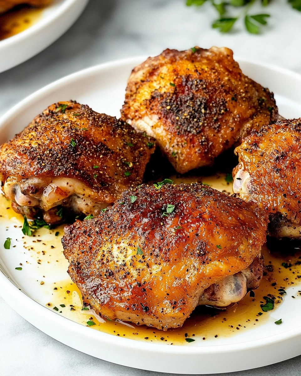 Baked Chicken Thighs | Juicy Oven-Roasted Chicken