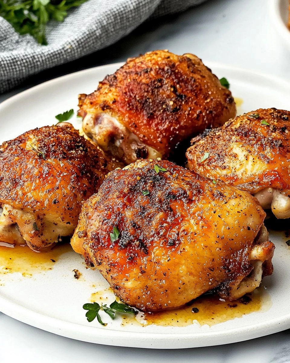 Baked Chicken Thighs | Juicy Oven-Roasted Chicken