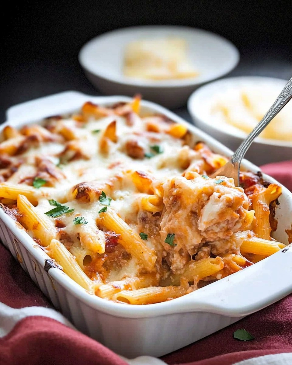 Baked Penne | Cheesy Oven-Baked Pasta Casserole