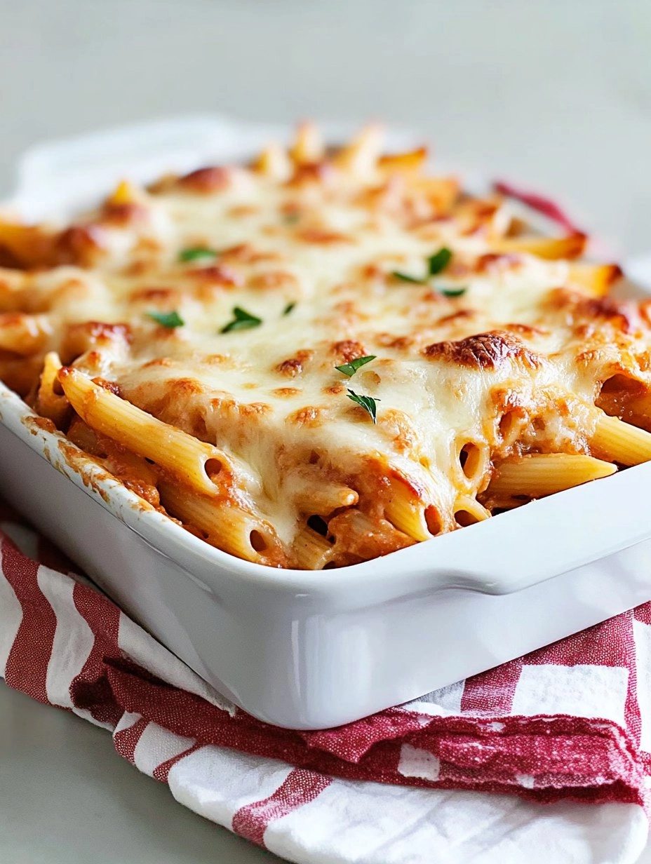Baked Penne | Cheesy Oven-Baked Pasta Casserole