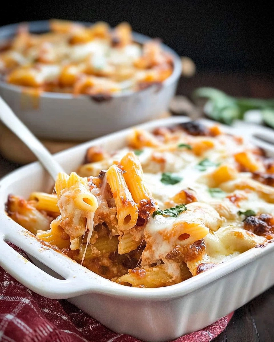 Baked Penne | Cheesy Oven-Baked Pasta Casserole