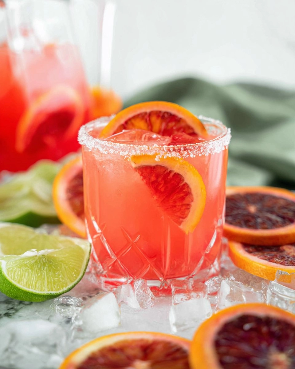 Blood Orange Margarita Pitcher (Easy Big-Batch Citrus Cocktail) 80 Blood Orange Margarita Pitcher (Easy Big-Batch Citrus Cocktail)