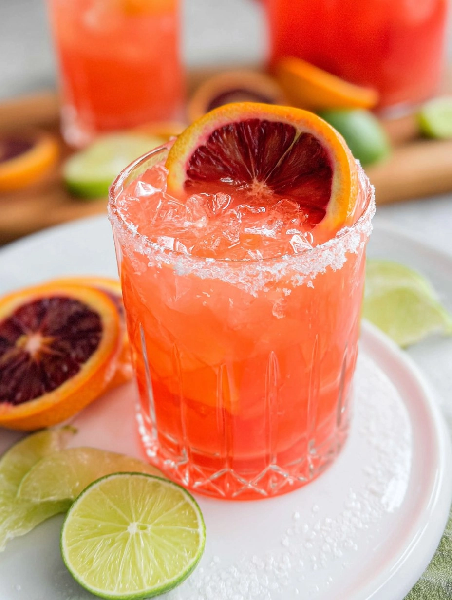Blood Orange Margarita Pitcher (Easy Big-Batch Citrus Cocktail) 81 Blood Orange Margarita Pitcher (Easy Big-Batch Citrus Cocktail)