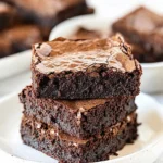 Brownies-Fudgy-Dark-Chocolate-Brownies-Recipe
