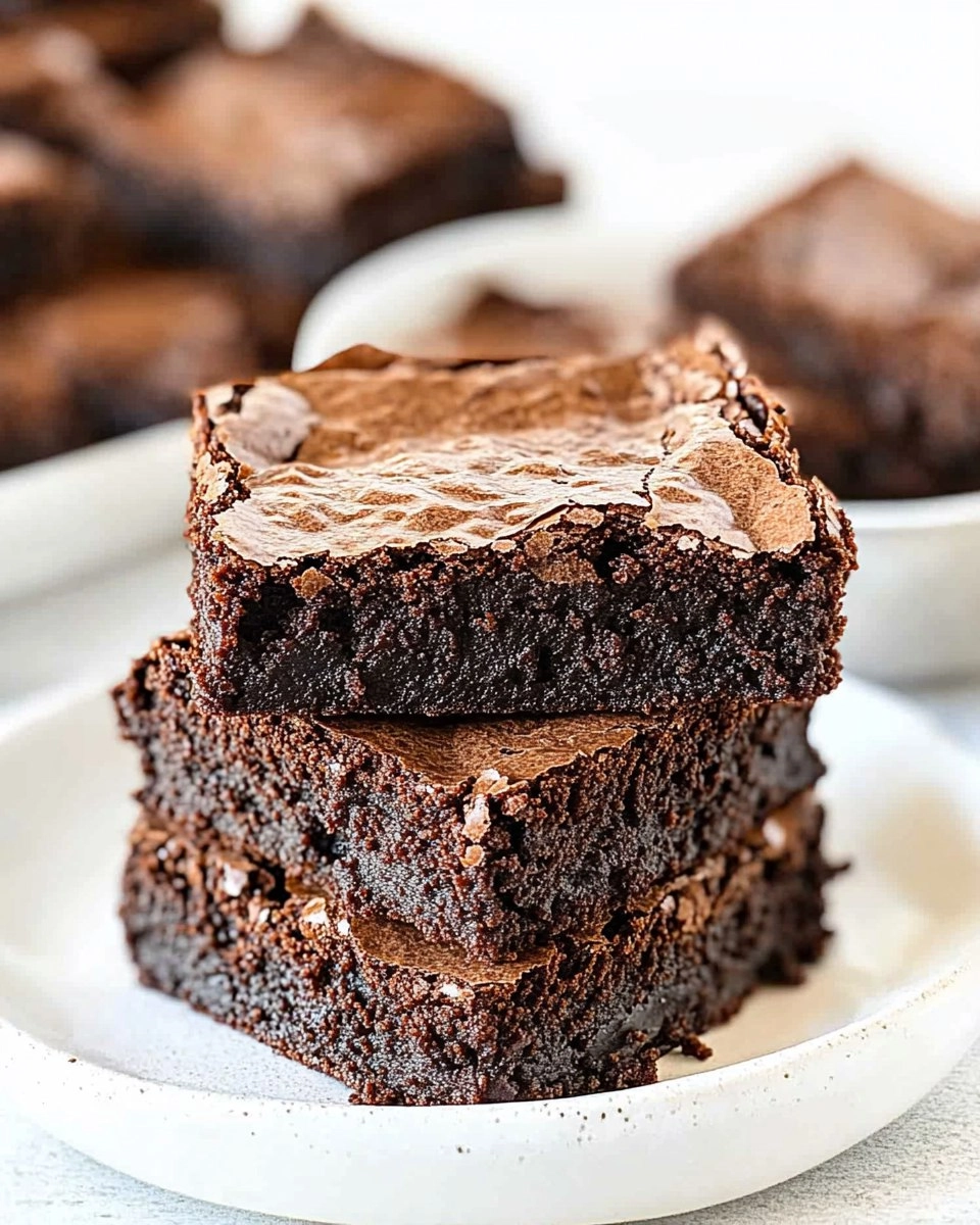 Brownies | Fudgy Dark Chocolate Brownies