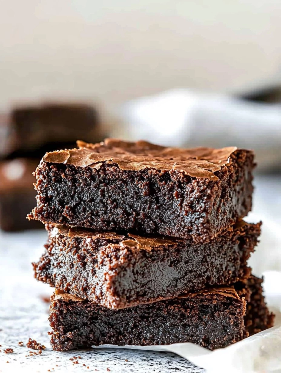 Brownies | Fudgy Dark Chocolate Brownies
