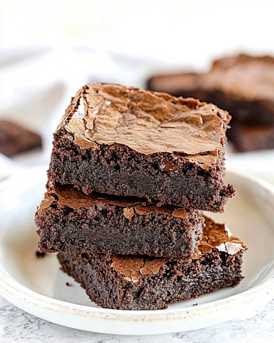 Brownies | Fudgy Dark Chocolate Brownies