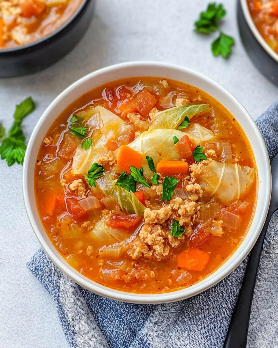 Cabbage Roll Soup (All the Flavor, No Rolling)