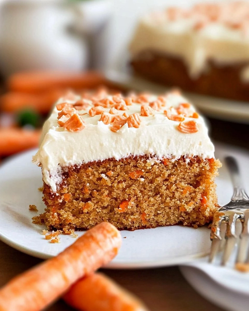 Carrot Cake Sheet Cake with Thick Cream Cheese Frosting