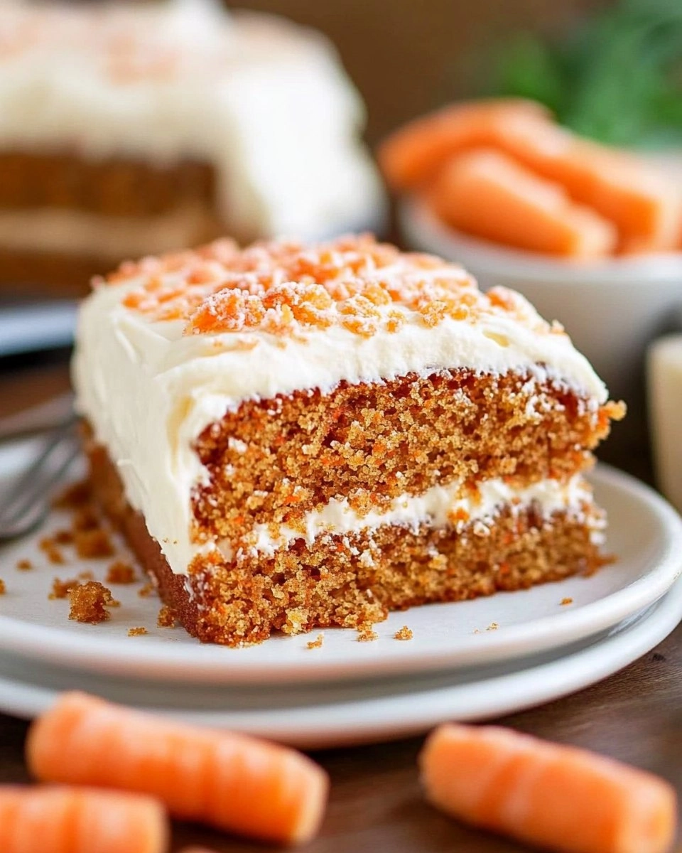 Carrot Cake Sheet Cake with Thick Cream Cheese Frosting