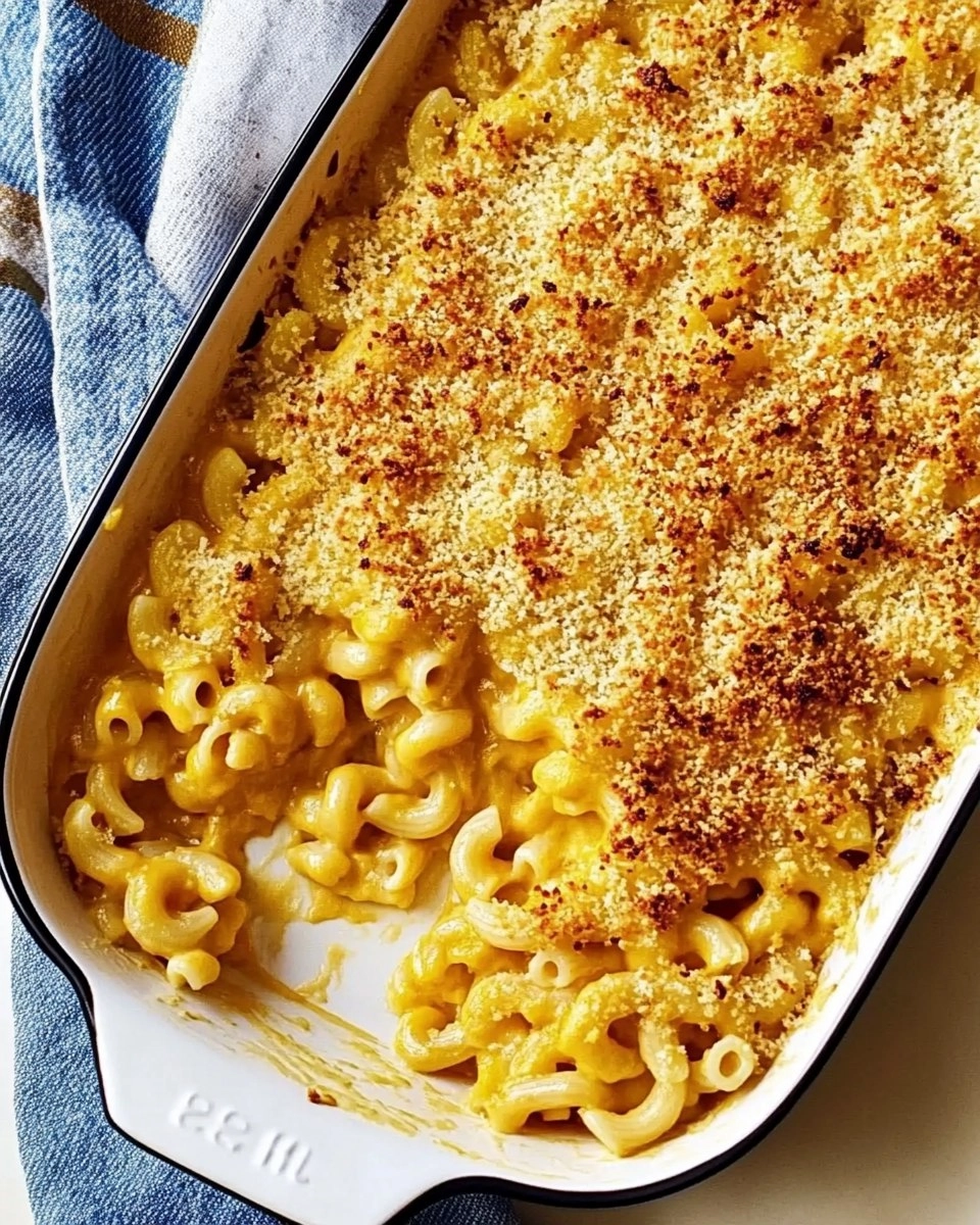 Cheesy Baked Butternut Squash Mac and Cheese