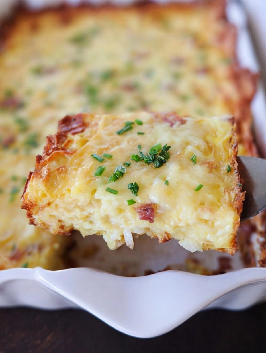 Cheesy Hash Brown Egg Bake (Crowd-Pleasing Easter Brunch Casserole)